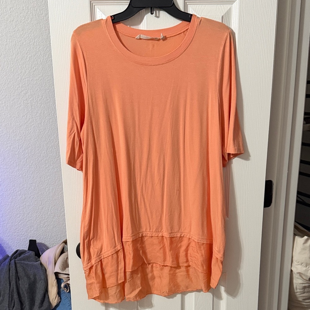 Soft surroundings Peach Women's Top